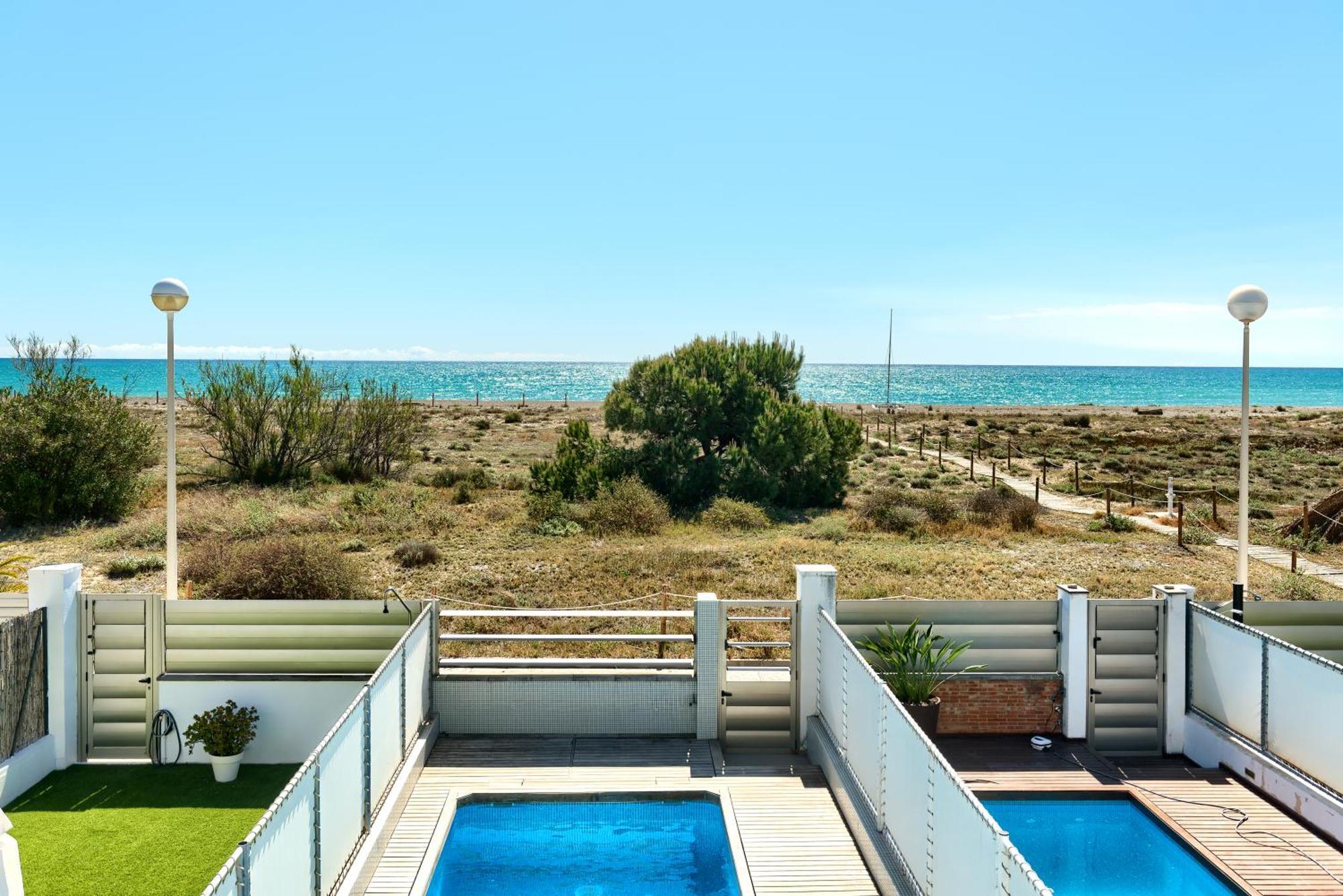 Appartement Casa Frente Al Mar Con Piscina Privada à Sagonte Extérieur photo